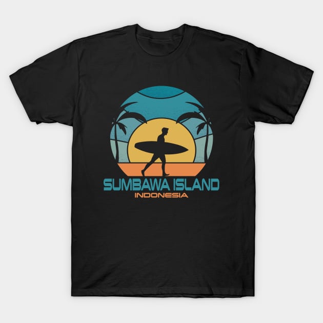 Sumbawa Island - Top 10 Surf Break - Indonesia T-Shirt by Jas-Kei Designs